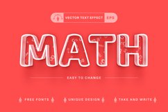 Set 10 School Editable Text Effects | Font Styles Product Image 4