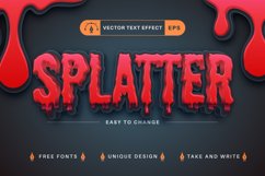 Set 10 Halloween Editable Text Effects | Font Styles Product Image 9