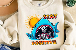 Stay Positive Sublimation, Hello Summer Png Product Image 4