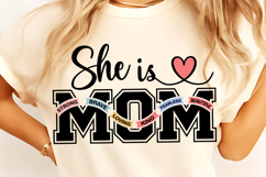 She is Mom SVG, Mother's Day SVG Shirt, Blessed Mom SVG Product Image 5