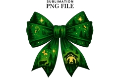 Christmas bow png design for T-shirts Product Image 1