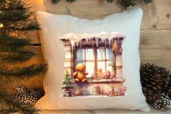 Christmas Santa House Clipart, Christmas PNG Product Image 4