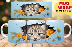 Floral Wonderland on Mug Wraps: Sublimation Beauty Product Image 1