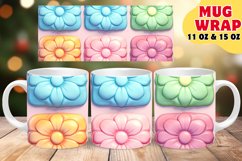11oz &amp; 15oz Flower Power: 3D Inflated Puff Wraps Product Image 1