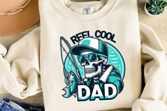 Reel Cool Dad Sublimation, Father&#039;s Day Png Product Image 4