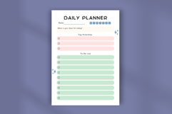 Cute Daily Planner Template | Kawaii Printable &amp; Digital To- Product Image 4