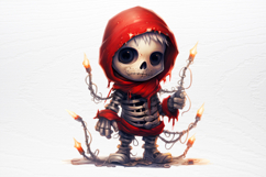 Christmas Skeleton Sublimation PNG Product Image 4