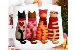 Valentine Cat Png, Valentine Day PNG, Product Image 1