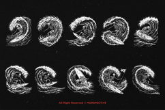 10 Bundle Dark Art Skull Surf Wave Surfing Beach Surfboard Product Image 6