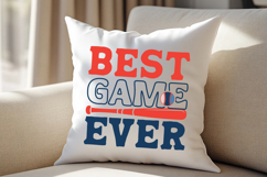 Best Game Ever Baseball T-Shirt Design SVG Product Image 4