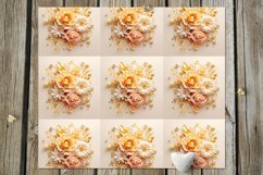 3D papercut Flowers with pearl | 8 Skinny tumbler designs Product Image 4