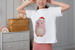 Fluffy Christmas Character Bundle Cute Pastel 3D Christmas Product Image 4