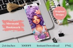 Mermaid Bookmark Printable, Mermaid Sublimation Printable Product Image 1