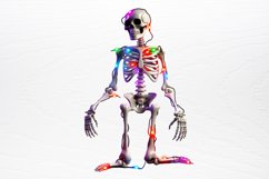 Christmas Skeleton Sublimation PNG Product Image 4