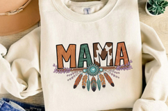 Western Mama Sublimation, Retro Mama Png Product Image 4