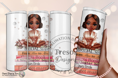 Bridal Shower Chibi PNG | Bride to Be Sublimation Design Product Image 5