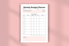 Weekly Budget Planner Template Product Image 4