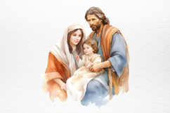 Christmas Nativity Sets Clipart PNG Product Image 4