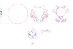 Goat SVG laser cut file for Glowforge Product Image 4