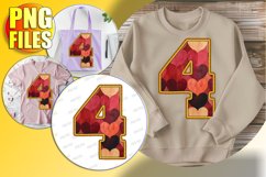 4 Doodle Letter Valentine Loving Cheerful Magic! Product Image 1