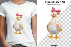 Patchwork goose png design for T-shirts Product Image 4