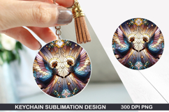 Christmas Keychain Sublimation - Christmas Keychain PNG Product Image 1