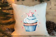 Christmas Cupcake Clipart, Christmas Clipart Product Image 4