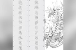 80 Procreate Floral Sneakers Stamp Brushes Product Image 5