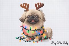 Christmas Dog Clipart Bundle PNG Product Image 8