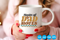 Master Of Dad Moves Father's day retro SVG Design Product Image 5