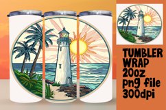 Scenic View Sublimation Tumbler Wrap 20oz Product Image 1