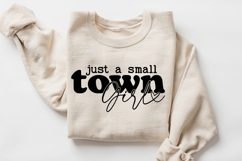 Just a small town girl SVG, Silhouette, Cricut Product Image 2
