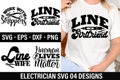 Electrician SVG Design - I Work With Strippers Product Image 1