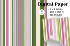 Stripe Pattern Background Gift Wrap Wallpaper Digital Paper Product Image 1