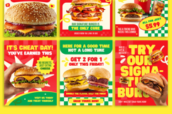Modern Retro Fast Food - Instagram Post Product Image 4