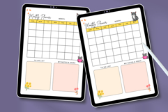 Cute Monthly Planner Template | Canva Editable Monthly Plan Product Image 4