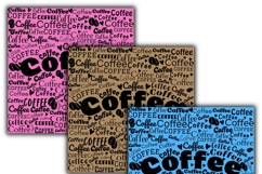 coffee digital papers, Coffee pattern, Coffee background Product Image 3