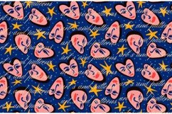 Funky hearts Valentines Day pattern Product Image 2