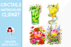 55 Floral Drinks Collection with Botanical Summer Elements Product Image 5