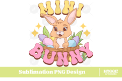 Easter Sublimation PNG Bundle Bunny Chick Farm Hip Hop Joy Product Image 4