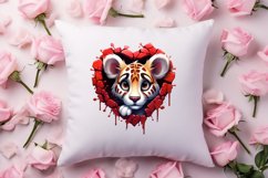 Valentine Broken Heart Animal Clipart, Valentines Couple Product Image 4