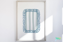 Pastel Summer Preppy Hand-Drawn Frame Product Image 4
