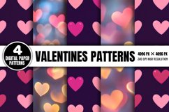 Valentines Day Digital Paper PNG Product Image 1