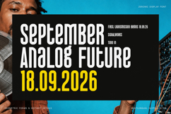 Zeronic Futuristic Display Font Product Image 4