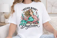 Just a Little Bit Salty Mermaid PNG, Salty Mermaid Beach Lov Product Image 4