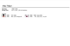 Cross stitch pattern don’t text him quote heart embroidery Product Image 4