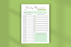 Productivity Daily Planner Template - Editable Canva Product Image 4
