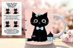 Sweet Cat Mug Wrap for 11oz/15oz PNG Product Image 1