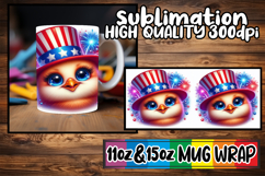 Bright smiles 11oz 15oz mug wrap, USA Animals Product Image 1