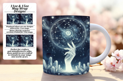 Cute 15oz Mug Wrap Png Artwork , Mystic Product Image 1